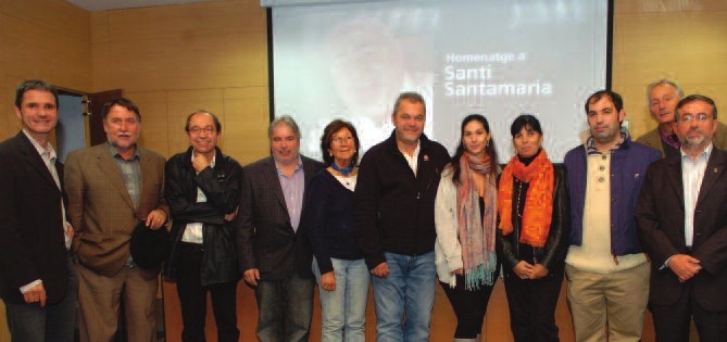 Santi Santamaria, homenatjat en una de les nombroses presentacions de ‘Vallesos’