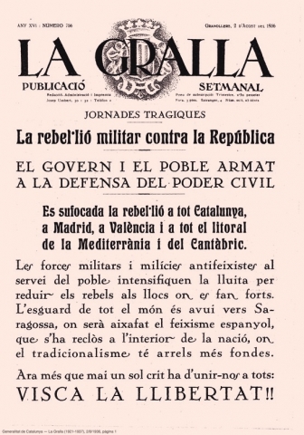 La premsa i la ràdio, eines de combat